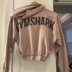 Gymshark Light Brown Zip-Up Hoodie